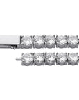 4mm tennis link silver white gold diamond necklace short diamond necklace choker White Gold kylie jenner kardashians fashion nova shein