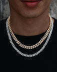6mm cuban link necklace chain diamond ankle chain hip hop rapper jewelers ifandco cardib megan fashion nova  hip hop jewelry