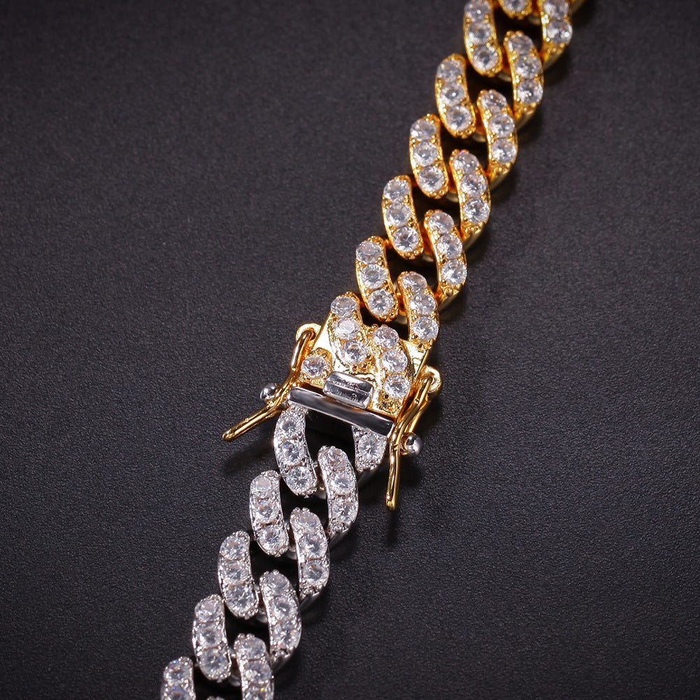 8mm cuban link ben baller ifandco vvs diamond necklace chain shopgld travis scott kylie jenner stormi