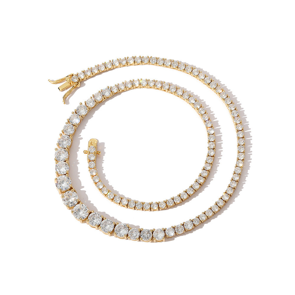 multi size diamond white tennis links necklace choker hip hop jewelry gld shop icebox ifandco gold gods diamond buy celebrity jewelry accessories