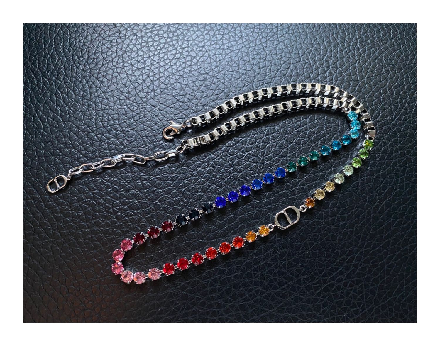 CD tennis links yoon ambush rainbrow tennis links diamond Christian dior 2021ss farfetch