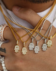 greg yuna pico hamsa nano jesus pendant necklace chain