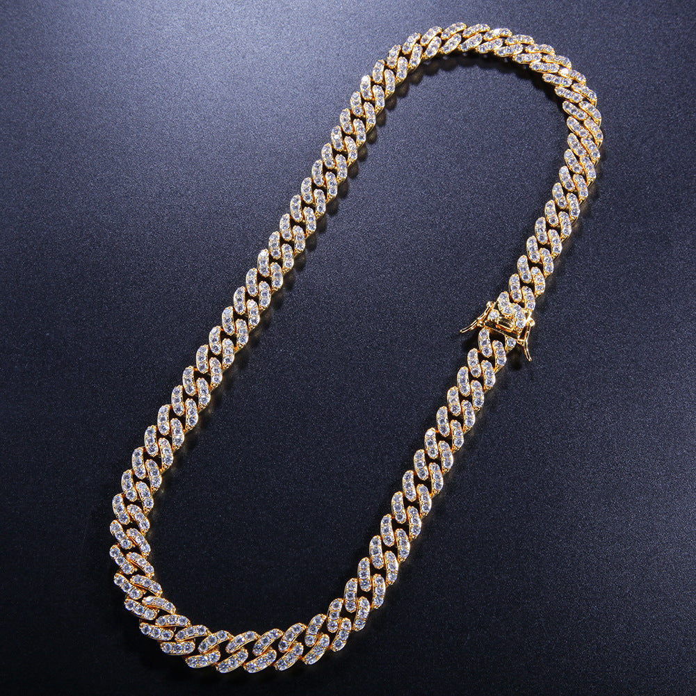 8mm cuban link ben baller ifandco vvs diamond necklace chain shopgld travis scott kylie jenner stormi
