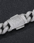 18mm rounded bubble cuban links necklace/bracelet chain 3D diamons vvs ifandco shopgld
