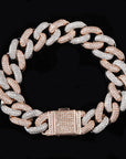 14mm cuban link fully iced micro pave diamond travis scott playboi carti asap rocky ian connor vlone vvs
