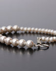 WILL SHOTT Split-Pearl Bracelet black agate pearl will shott willshott.com NYC