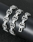 Vintage 13mm C de Cartier double CC baguette necklace cuban link chain interlaced diamond necklace rapper trap music playboi carti 