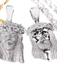fully iced out standard jesus piece pendant necklace chain ifandco diamond vvs
