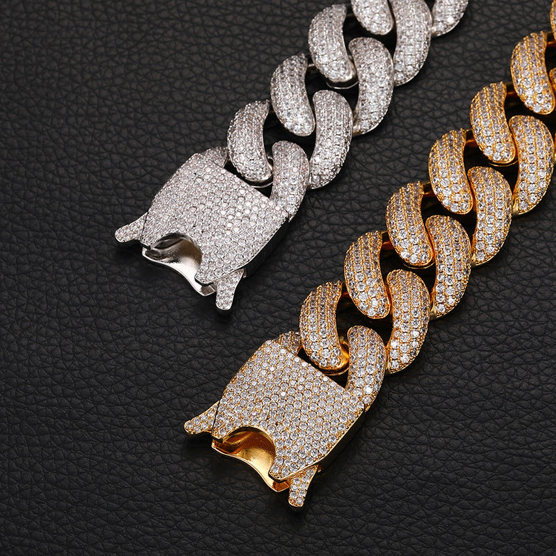 iced encrusted cobra buckle cuban links chain necklace ALYX hero ASAP ROCKY KANYE WEST KID CUDI TRAVIS SCOTT
