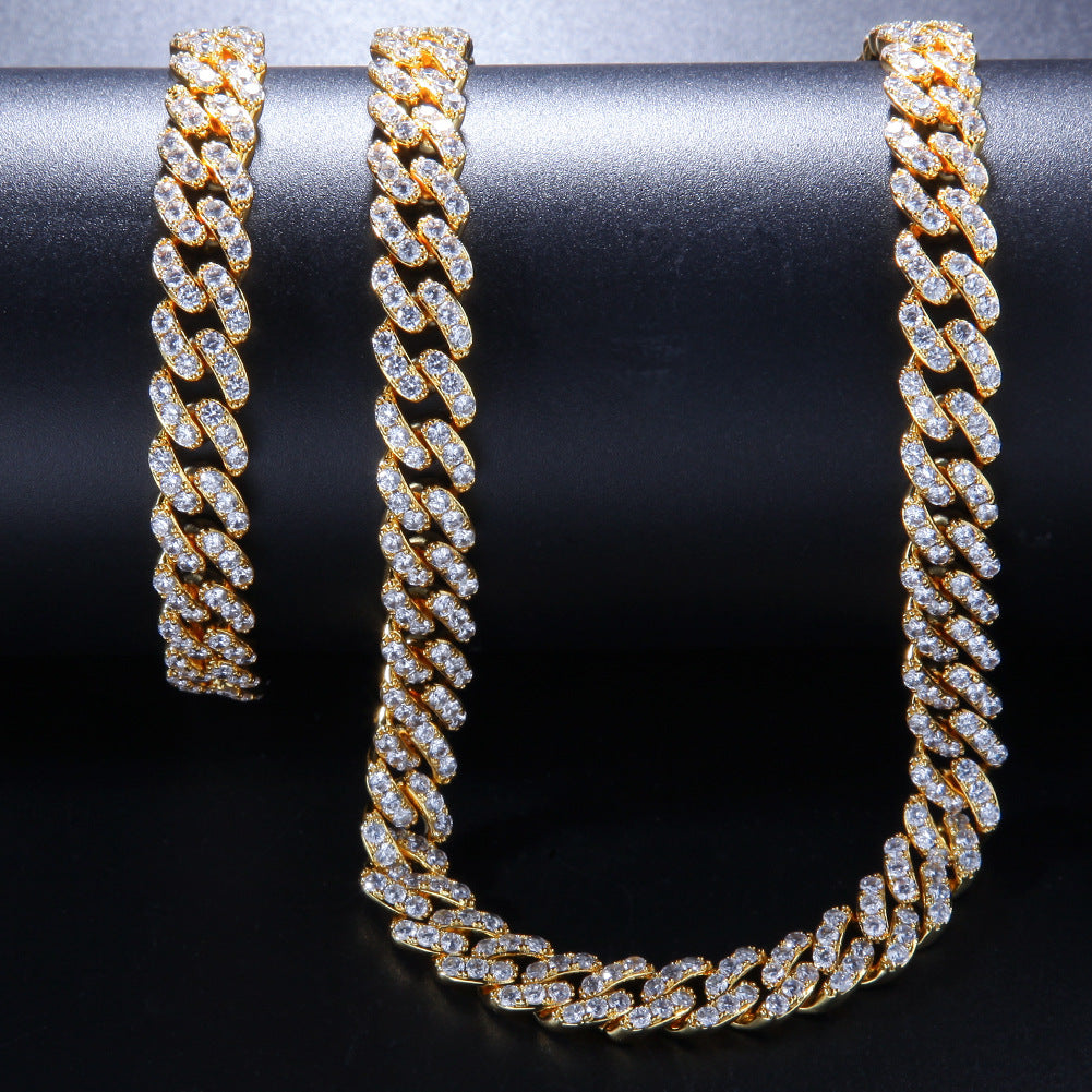 8mm cuban link ben baller ifandco vvs diamond necklace chain shopgld travis scott kylie jenner stormi