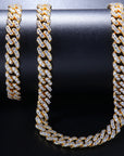 8mm cuban link ben baller ifandco vvs diamond necklace chain shopgld travis scott kylie jenner stormi