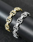Vintage 13mm C de Cartier double CC baguette necklace cuban link chain interlaced diamond necklace rapper trap music playboi carti 