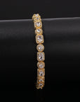 travis scott canary halo one row solitaire tennis link bracelet out with kylie jenner