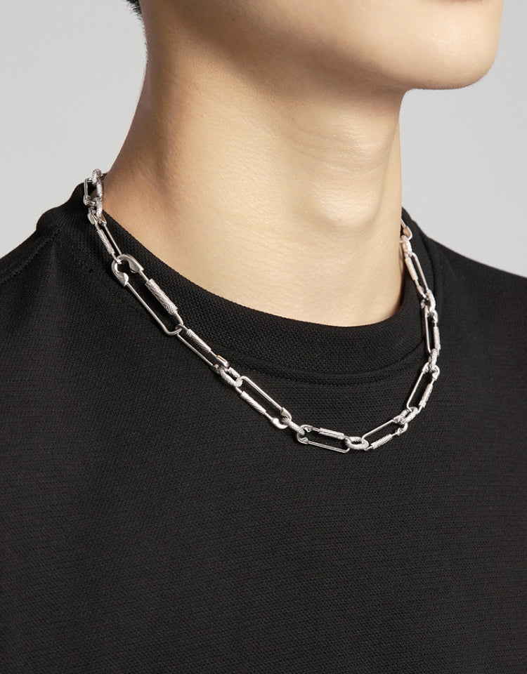 paper clip links jacob &amp; co virgil abloh offwhite alike necklace chain link diamond travis scott silver white gold buy