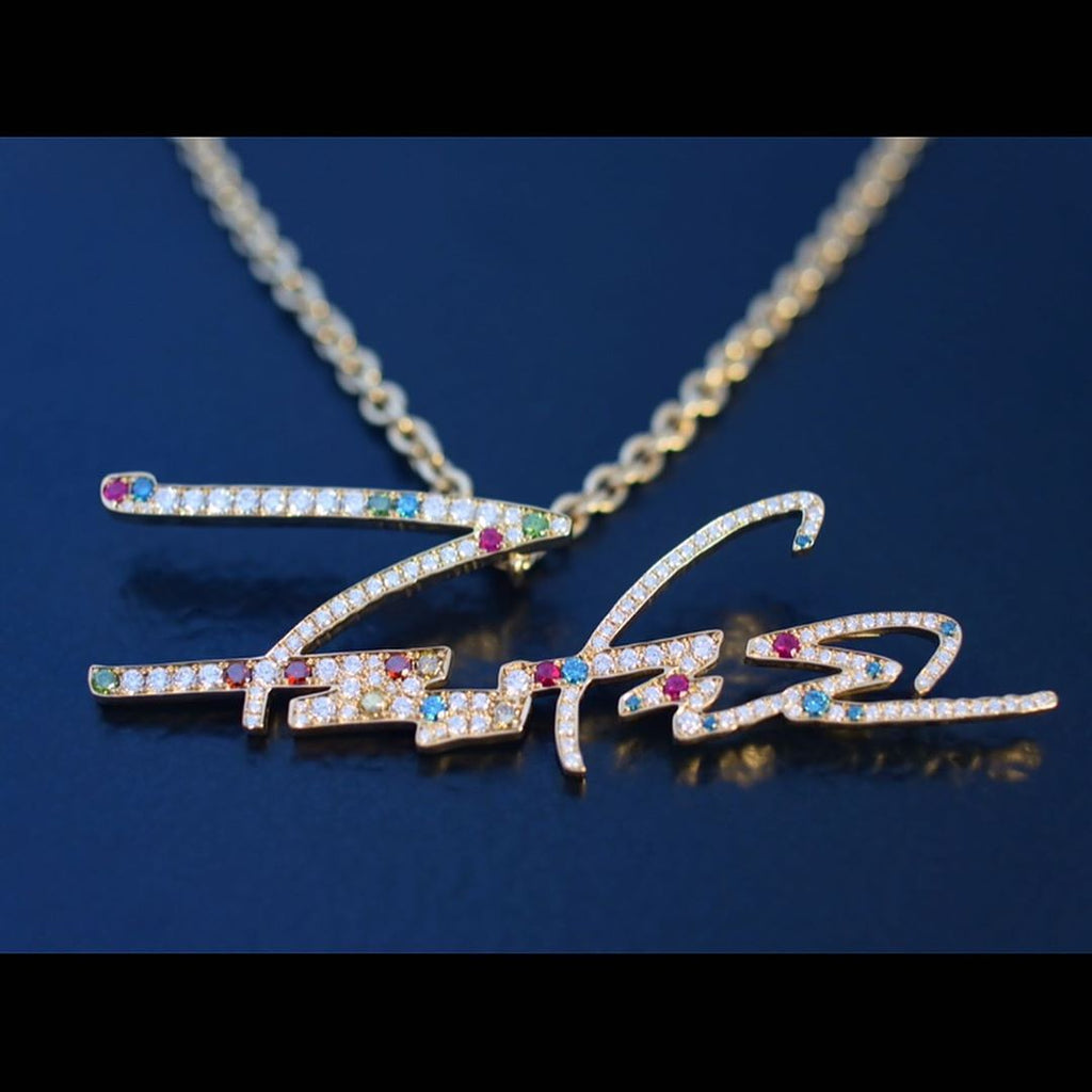 FUTURA SIGNATURE NECKLACE UNIVERSE UNKLE futura pendant necklace chain