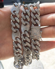 gucci link gg cuban link combo necklace chain diamond gold vvs ifandco shopgld travis scott migos