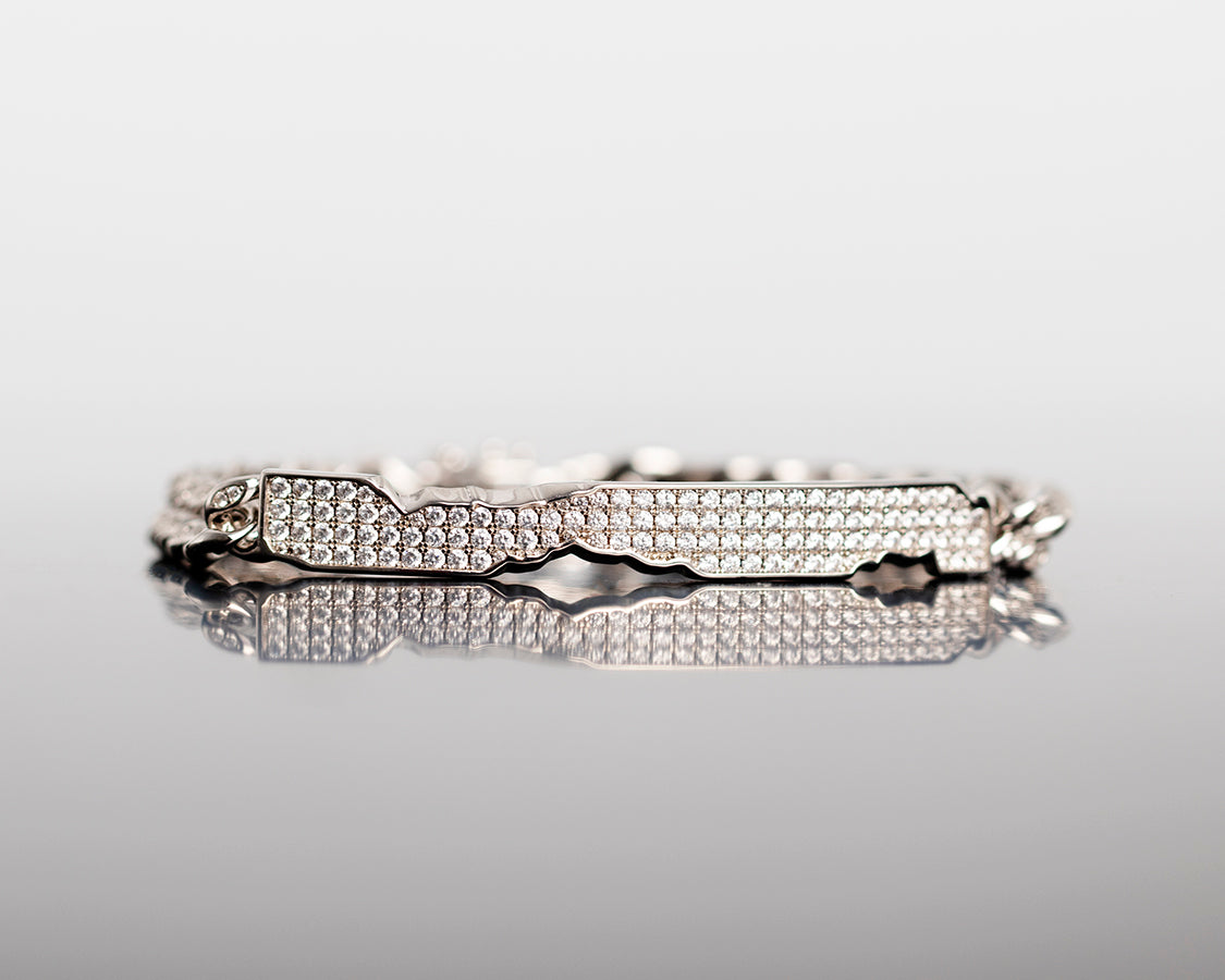 EYEFUNNY DANIEL ARSHAM broken id braclet pendant necklace chain diamond vvs アイファニー POGGY KIM JONES VIRGIL JBALVIN
