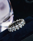 Kylie Jenner signature eternity band ring in oval kylie ring diamond