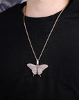 cuban link chian necklace pendant free matching chain affordable hip hop jewelry best gold diamond vvs icebox ifandco
