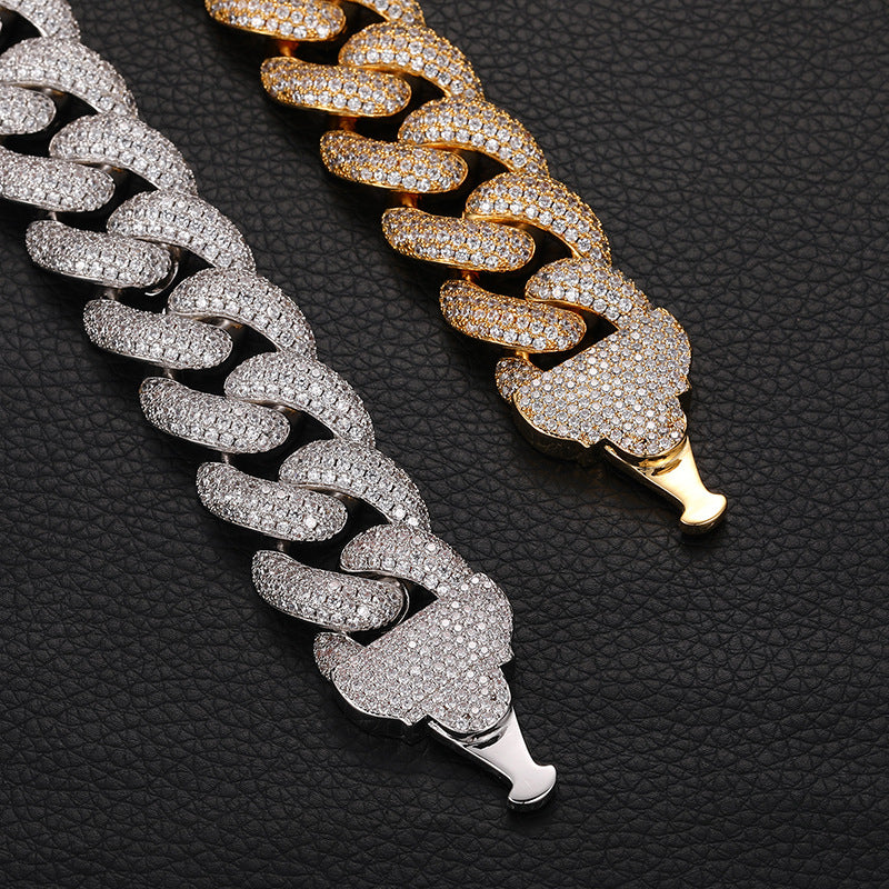iced encrusted cobra buckle cuban links chain necklace ALYX hero ASAP ROCKY KANYE WEST KID CUDI TRAVIS SCOTT