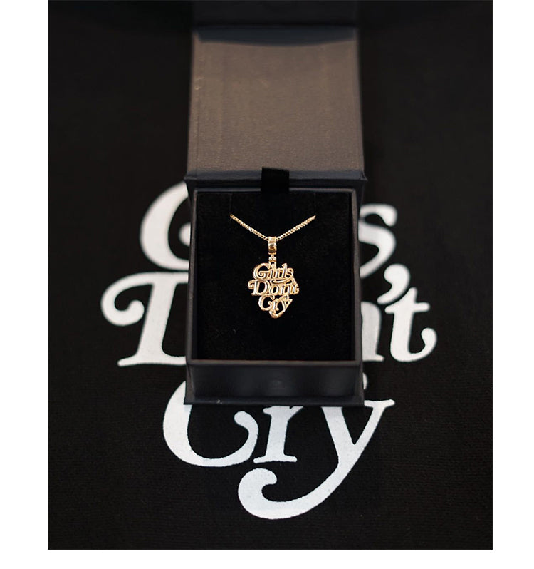 nigo human made girls don't cry pendant necklace chain bape bathing ape