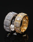 travis kylie halo engagement ring fully iced eternity white gold yellow diamond shopgld
