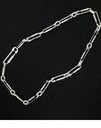 paper clip links jacob & co virgil abloh offwhite alike necklace chain link diamond travis scott silver white gold buy