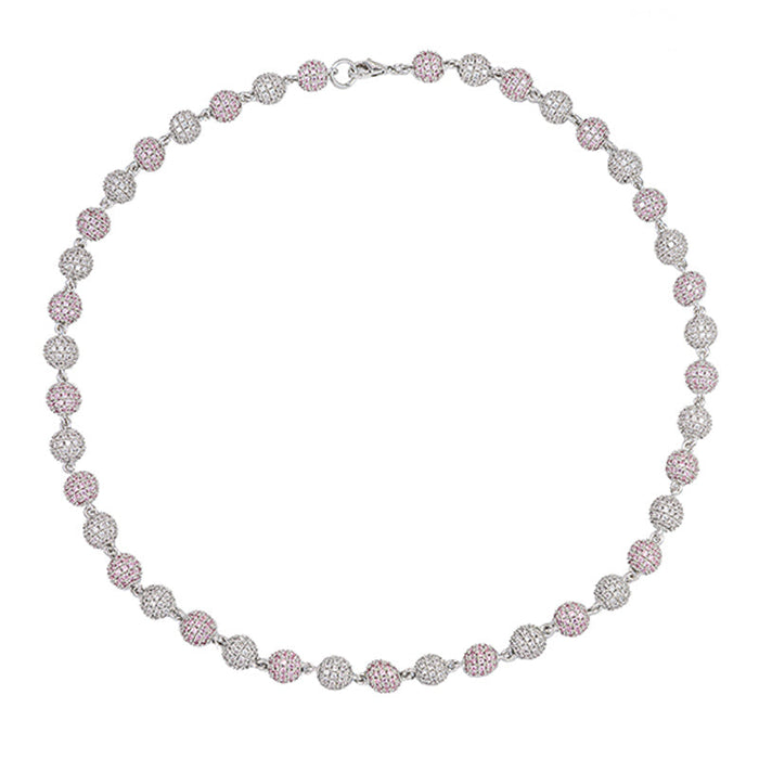 ben baller fully iced diamond beads chain necklace kid kudi