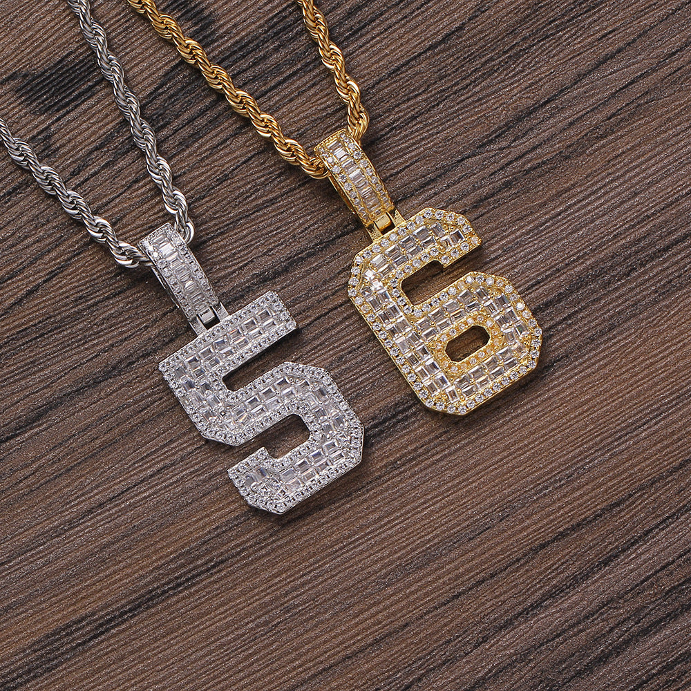 Customize Necklace 50cm / White Gold Iced