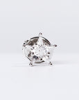 eyefunny star diamond stud earring white gold yellow gold farfetch