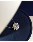 Sunflower by Harry Winston diamond pendant necklace chain vvs engagement ring