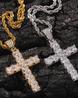 Princess cut cross pendant & necklace with free matching chain playboi carti vlone 
