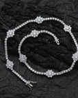 Harry Winston sunflower diamond tennis link frank kandi man blonded instagram flower bracelet diamond rave bracelet daisy ocean Drake Kanye West