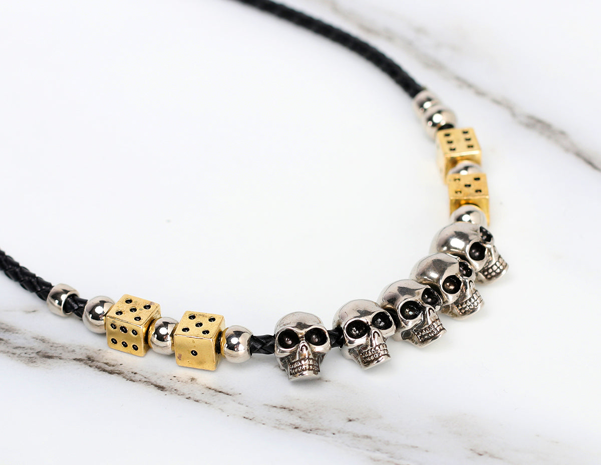 asap rocky jewelry pearl necklace dice skull chain choker playboi carti vlone