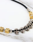 asap rocky jewelry pearl necklace dice skull chain choker playboi carti vlone