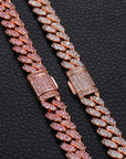 6mm cuban link necklace chain diamond ankle chain hip hop rapper jewelers ifandco cardib megan fashion nova  hip hop jewelry