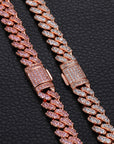 6mm cuban link necklace chain diamond ankle chain hip hop rapper jewelers ifandco cardib megan fashion nova  hip hop jewelry