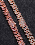 6mm cuban link necklace chain diamond ankle chain hip hop rapper jewelers ifandco cardib megan fashion nova  hip hop jewelry