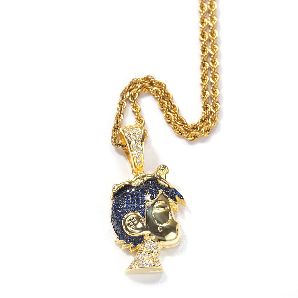 Lil Uzi Vert vs. the World pendant necklace diamond Eternal Atake, Lil Uzi Vert vs. The World 2, and Pluto x Baby Pluto