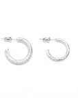 high fashion luxury hoop earrings silver 925 white gold yellow gold coated 18k diamond