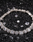 travis scott canary halo one row solitaire tennis link bracelet out with kylie jenner