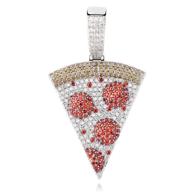 icebox pizza ifandco penant necklace chin cuban links tennis links diamond buy cheap