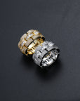 Diamond Presidential Baguette Tapered Men's Ring Rolex style AP