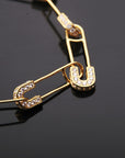 EYEFUNNY アイファニー Diamond safetypin bracelet necklace diamond poggy jbalvin kim jones clot poon