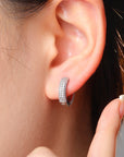 16mm two row fully iced hoop earrings ifandco shopgld high end luxury jewelry diamond