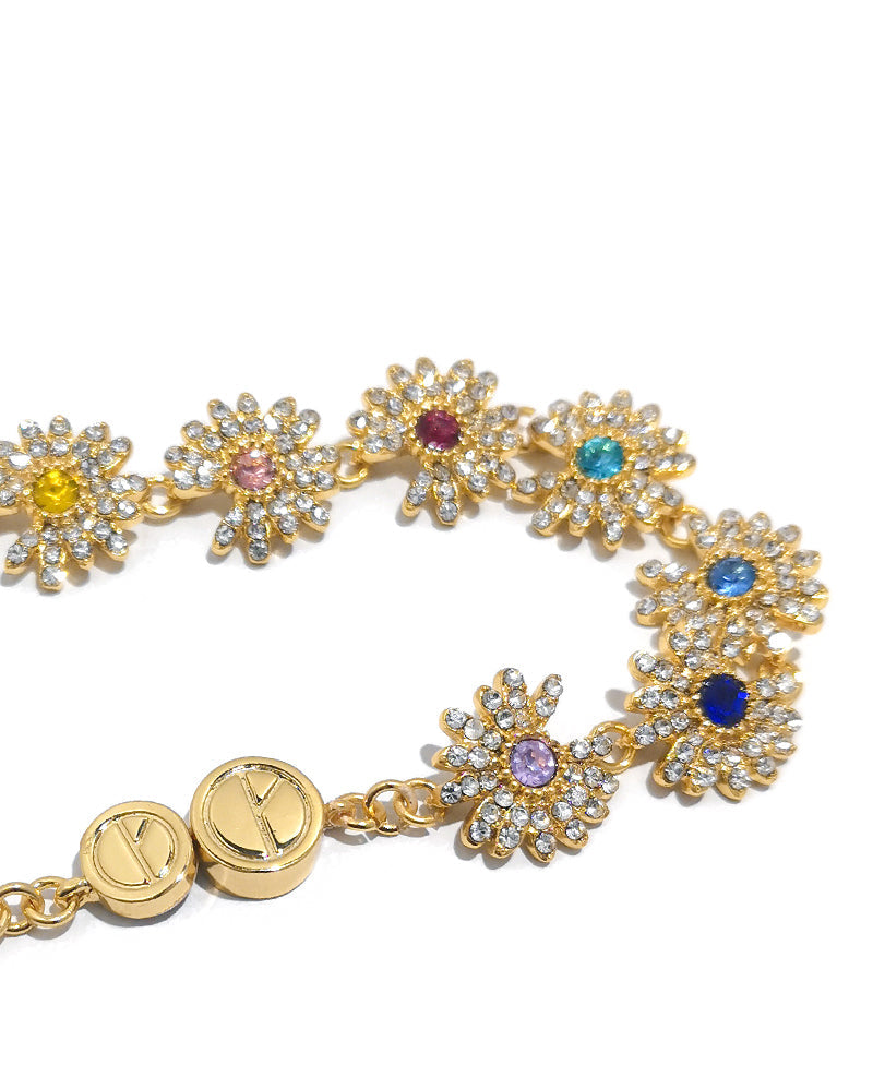 PEACEMINUSONE SS22 Accessory Release | HYPEBEAST buy gdragon kpop japan daisy flower diamond bracelet CL lisa korean artist jewelry must get