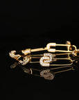 EYEFUNNY アイファニー Diamond safetypin bracelet necklace diamond poggy jbalvin kim jones clot poon