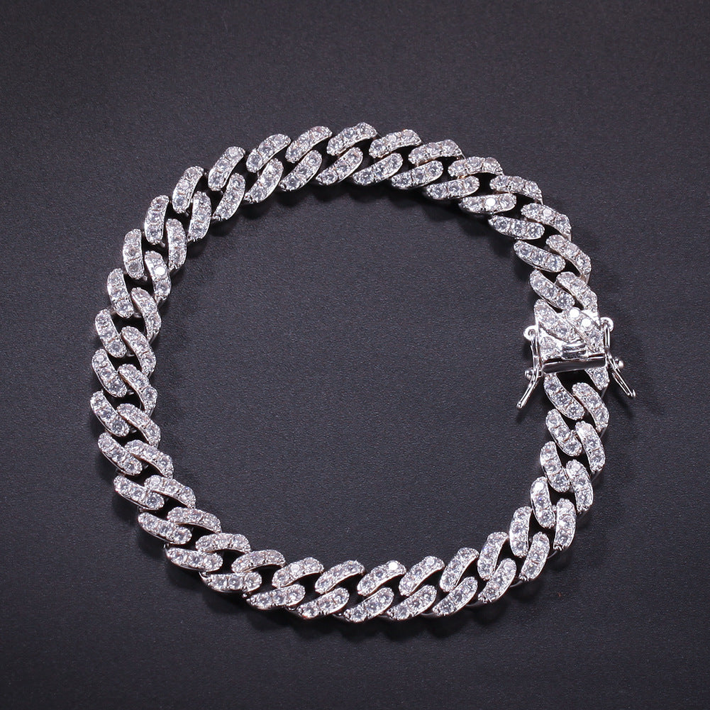 8mm cuban link ben baller ifandco vvs diamond necklace chain shopgld travis scott kylie jenner stormi
