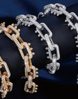Playboi Carti spiked links necklace cuban link fully iced diamond vvs vlone asap rocky