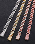 6mm cuban link necklace chain diamond ankle chain hip hop rapper jewelers ifandco cardib megan fashion nova  hip hop jewelry